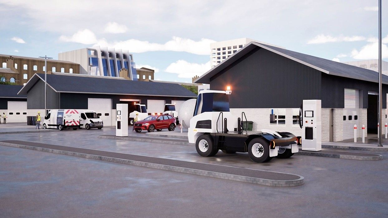 Electric Roro Tractor Powering material handling operations | Volvo Penta China